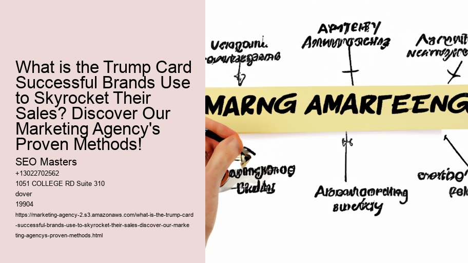 What is the Trump Card Successful Brands Use to Skyrocket Their Sales? Discover Our Marketing Agency's Proven Methods!